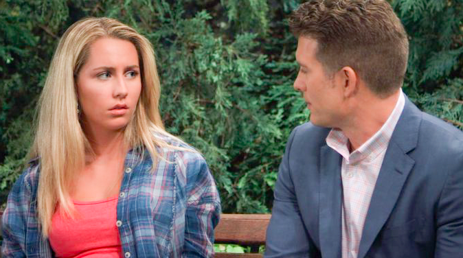General Hospital: Dustin Phillips (Mark Lawson) and Josslyn Jacks (Eden McCoy