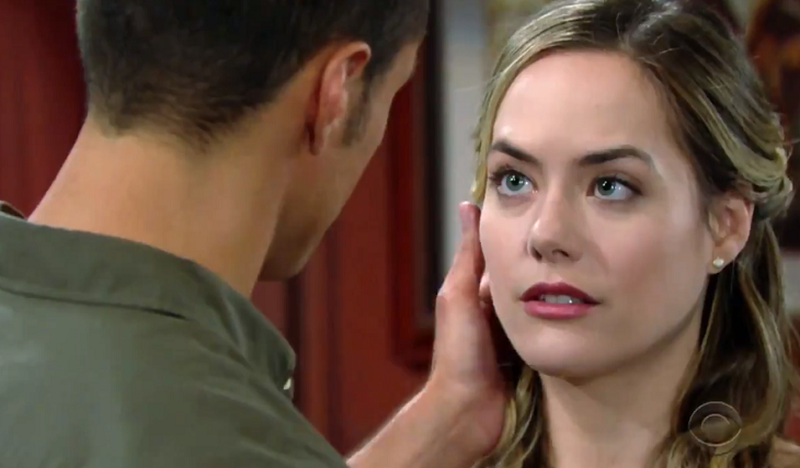 The Bold and The Beautiful: Thomas Forrester (Matthew Atkinson) and Hope Logan (Annika Noelle)