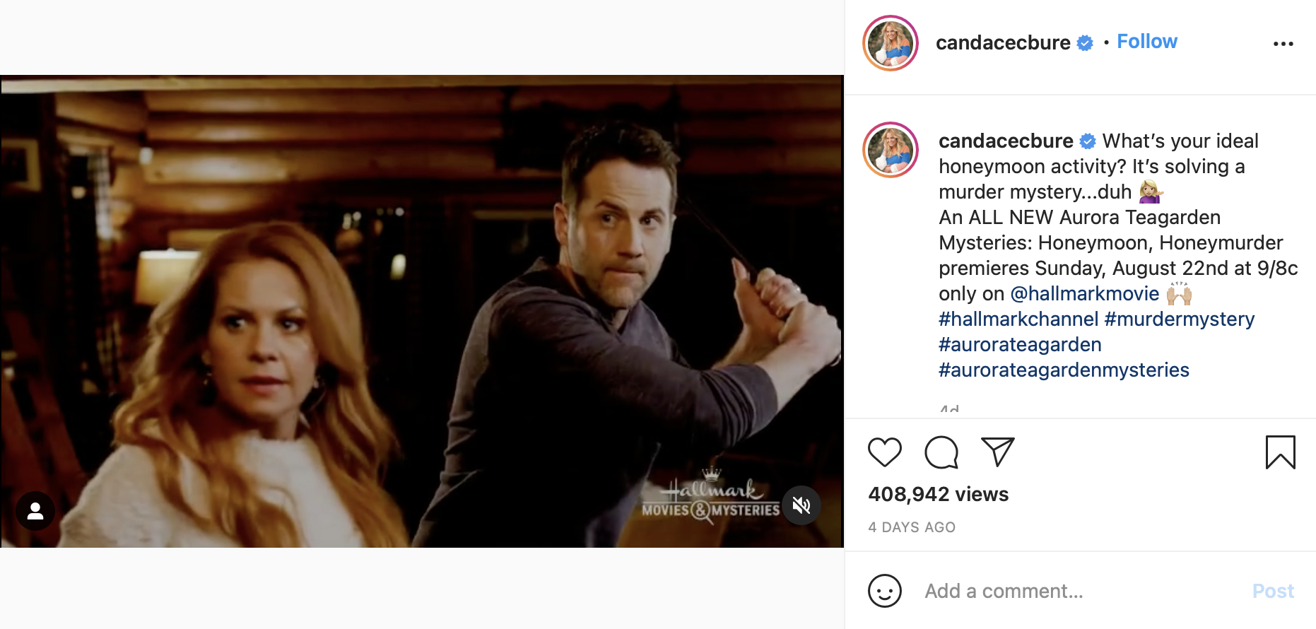 Candace Cameron Bure Says It’s ‘Weird’ To Promote Her New Hallmark Film Right Now