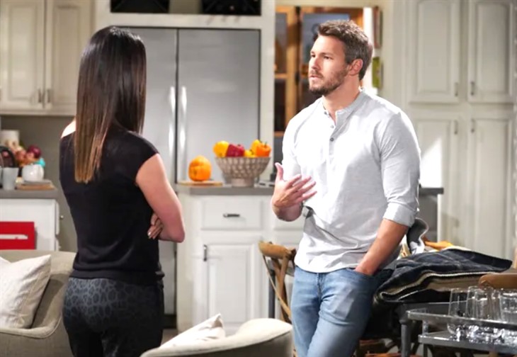The Bold And The Beautiful: Liam Spencer (Scott Clifton) Steffy Forrester Finegan (Jacqueline Macinnes Wood)