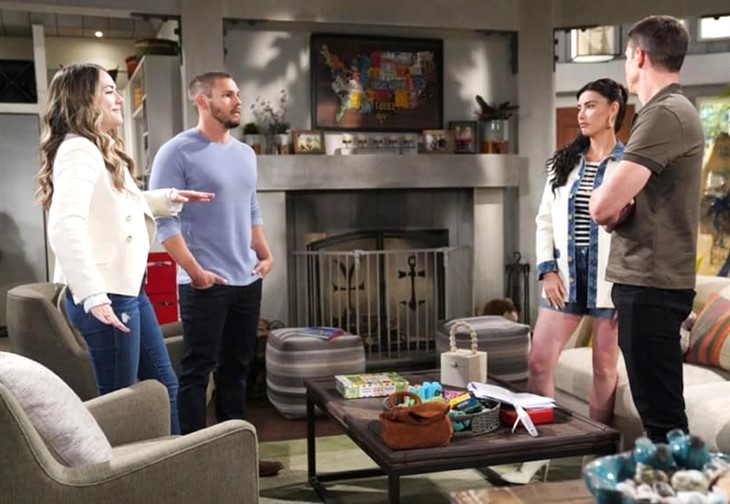 The Bold And The Beautiful: Steffy Forrester (Jacqueline MacInnes Wood) Liam Spencer (Scott Clifton)