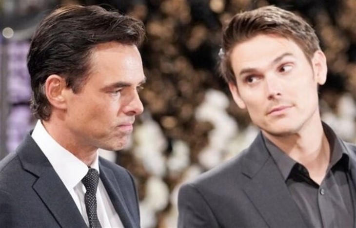 The Young And The Restless: Billy Abbott (Jason Thompson) Adam Newman (Mark Grossman)