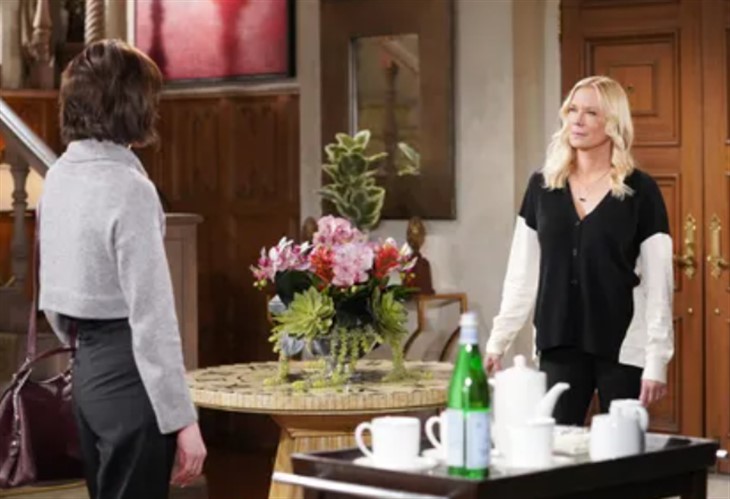 The Bold And The Beautiful: Brooke Forrester (Katherine Kelly Lang) and Taylor Hayes (Krista Allen) 