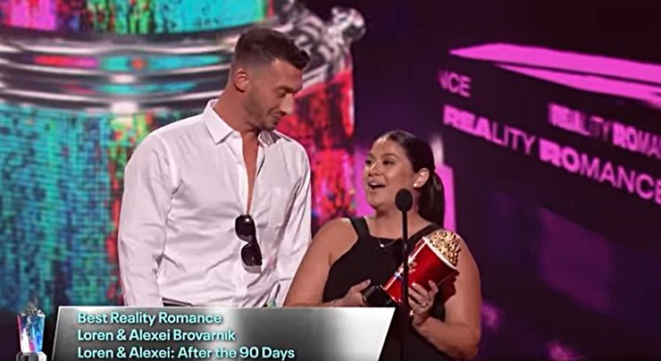 90 Day Fiance Stars Loren & Alexei Brovarnik Win At MTV Awards 2