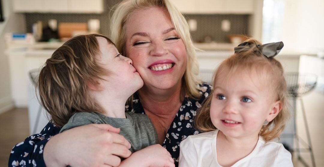 Janelle Brown of Sister Wives and her grandchildren