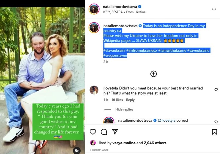 90 Day Fiance Star Natalie Celebrates Ukraine Independence