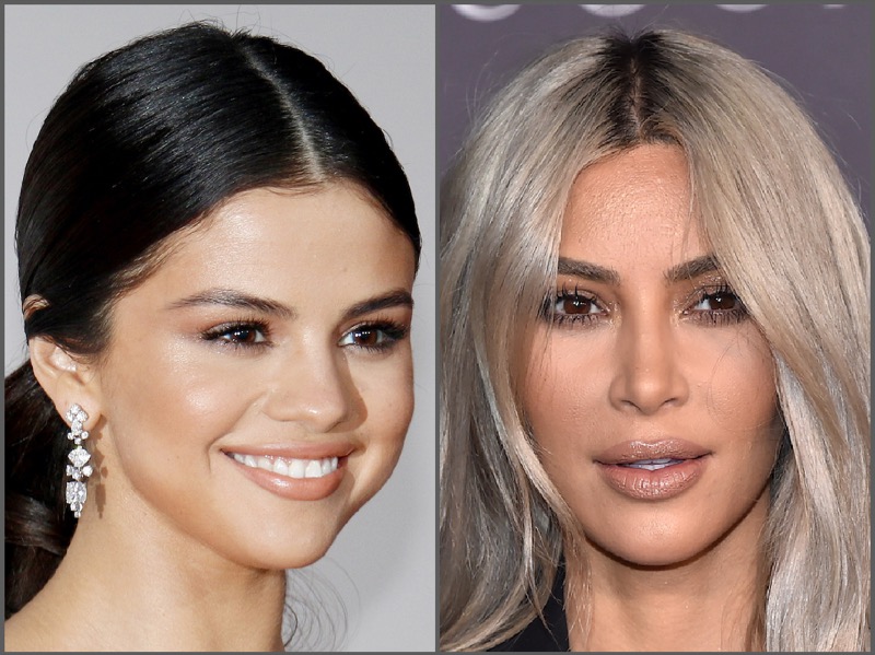 Selena Gomez And Kim Kardashian STAGE Best Tummy Showdown!