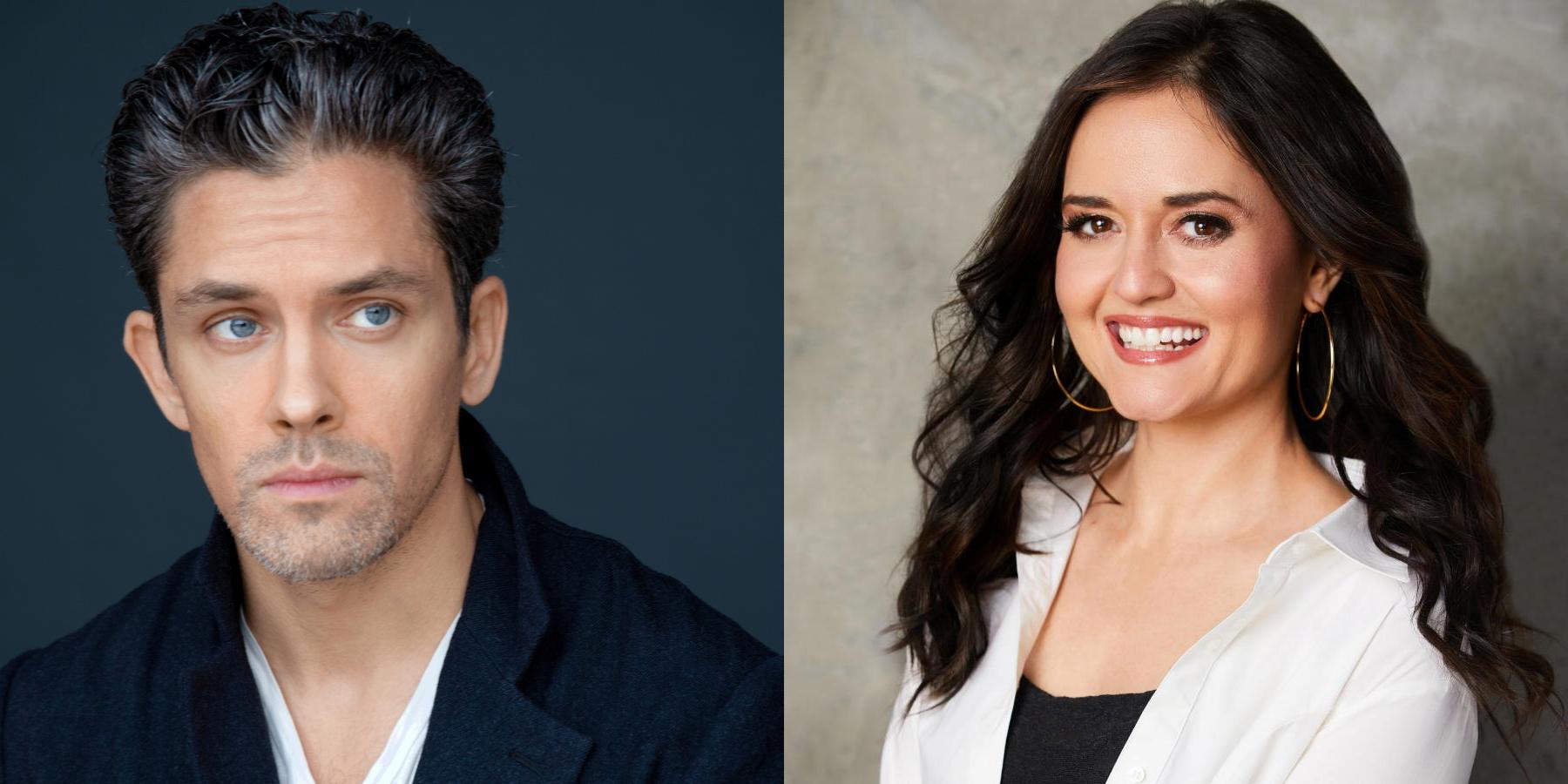 Neal Bledsoe and Danica McKellar in Christmas at the Drive-in on Great American Family