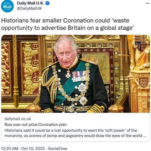 King Charles Coronation Critics Go Big Or Can It