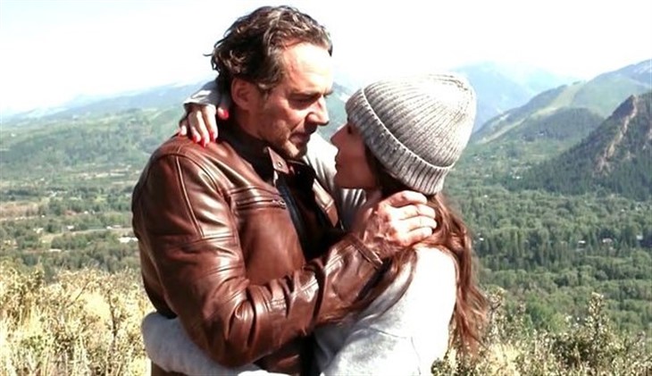 Ridge Forrester (Thorsten Kaye) and Taylor Hayes (Krista Allen)