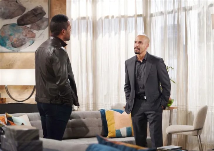 The Young And The Restless: Nate Hastings (Sean Dominic) Devon Hamilton (Bryton James) 