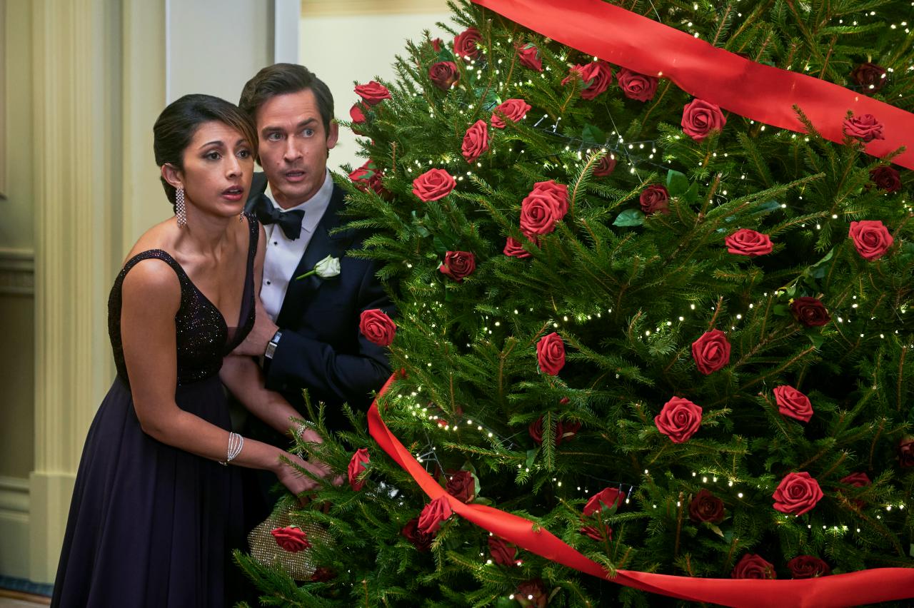 Reshma Shetty, Will Kemp in Jolly Good Christmas on Hallmark Channel