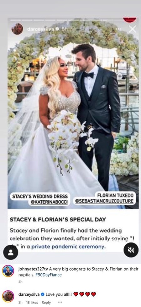 90 Day Fiance Stacey Silva Graciously Replies To Blogger After Wedding Congrats