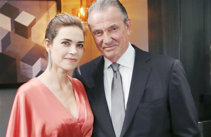 The Young And The Restless: Victor Newman (Eric Braeden), Victoria Newman (Amelia Heinle 