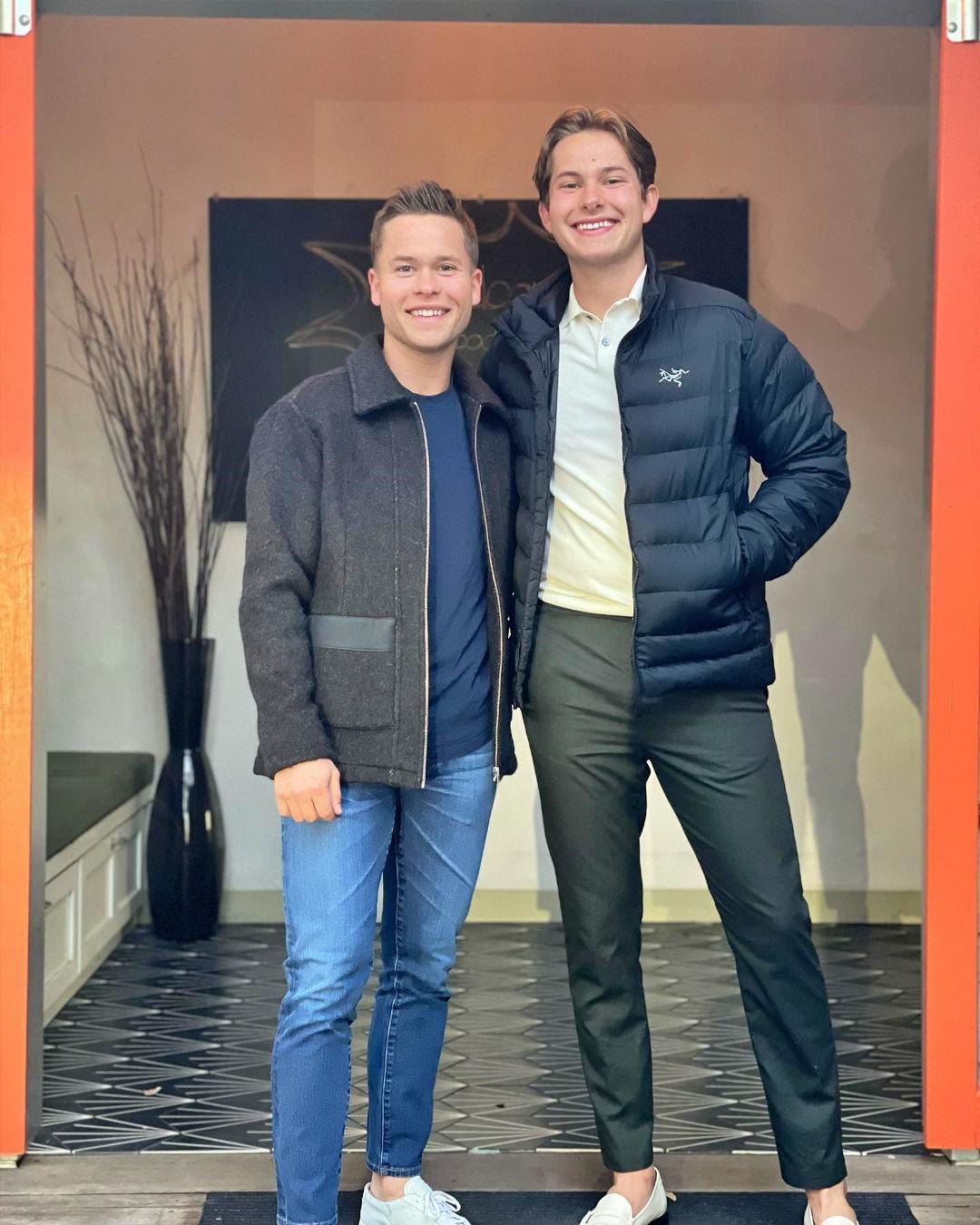 Candace Cameron Bure's sons Lev Valerievich, 22, and Maksim Valerievich,