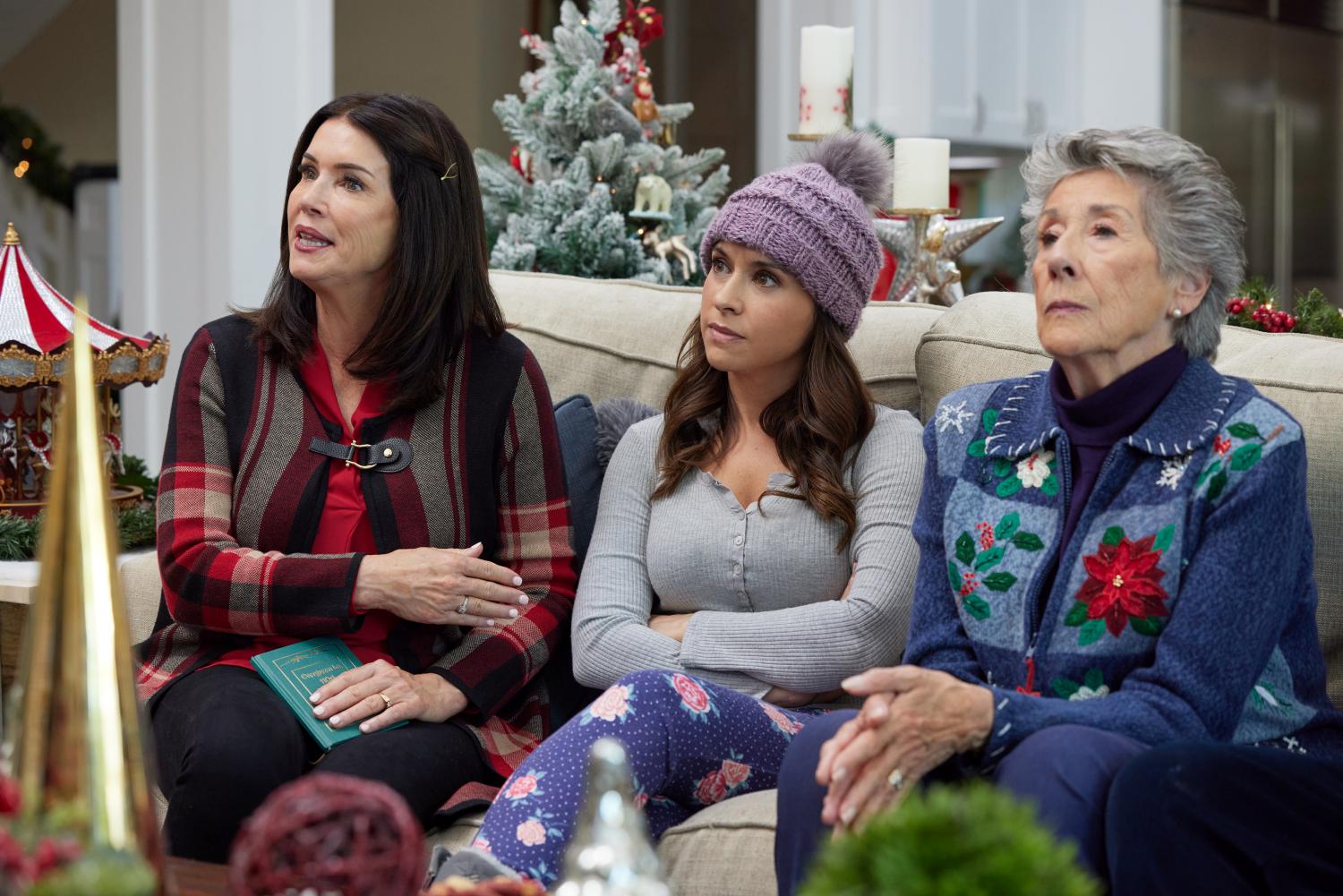 John Travolta celebrates sister Ellen Travolta in Haul Out the Holly on Hallmark Channel