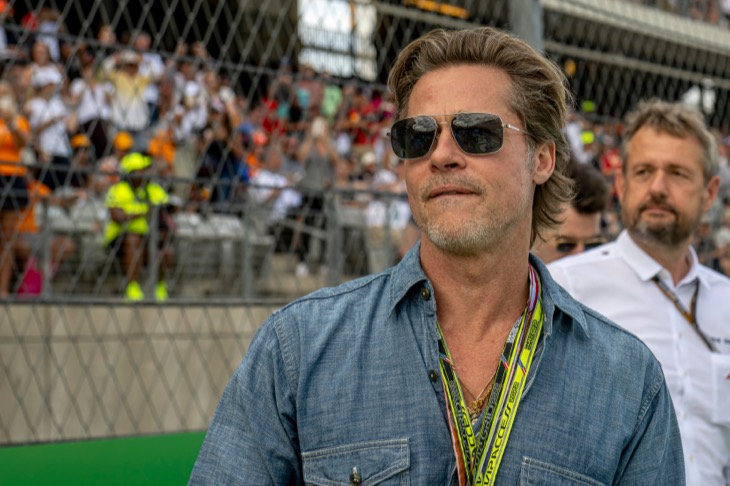 Brad Pitt Cuddles With New Girlfriend, Takes 'Vampire Diaries' Actor's Ex Wife To Bono Concert