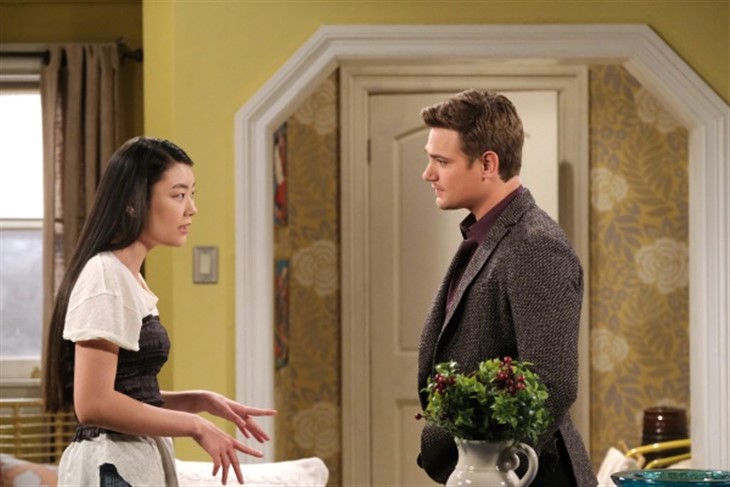 Days Of Our Lives - Wendy Shin (Victoria Grace) Johnny Dimera (Carson Boatman) 