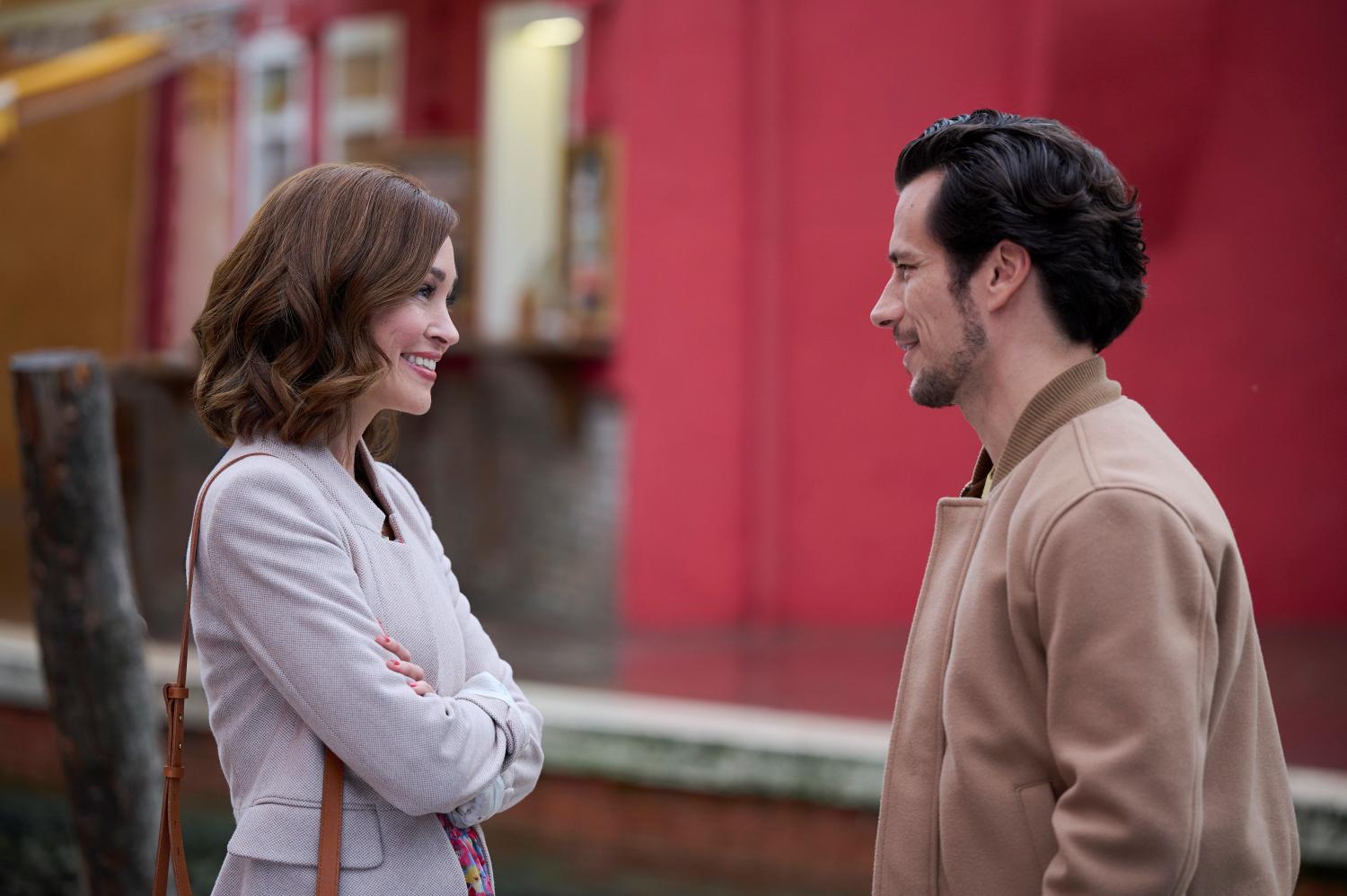 Hallmark stars Autumn Reeser and Paolo Bernardini