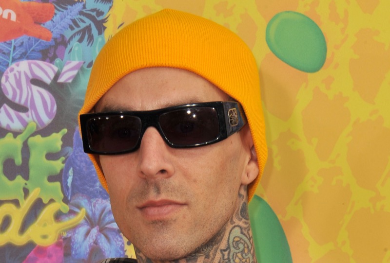 Travis Barker Tattoos Kourtney Kardashian's Eyes