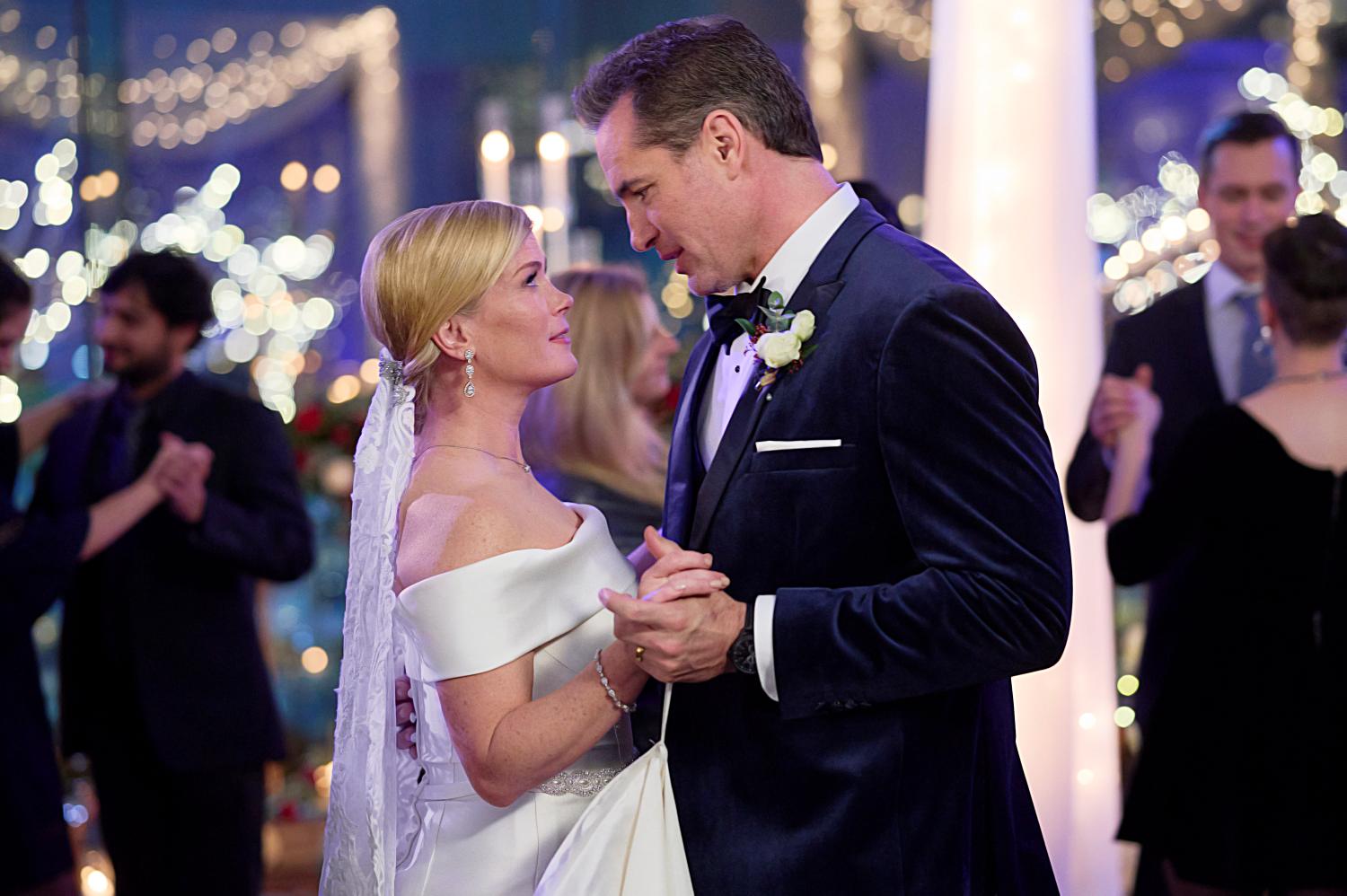Alison Sweeney and Victor Webster in The Wedding Veil
