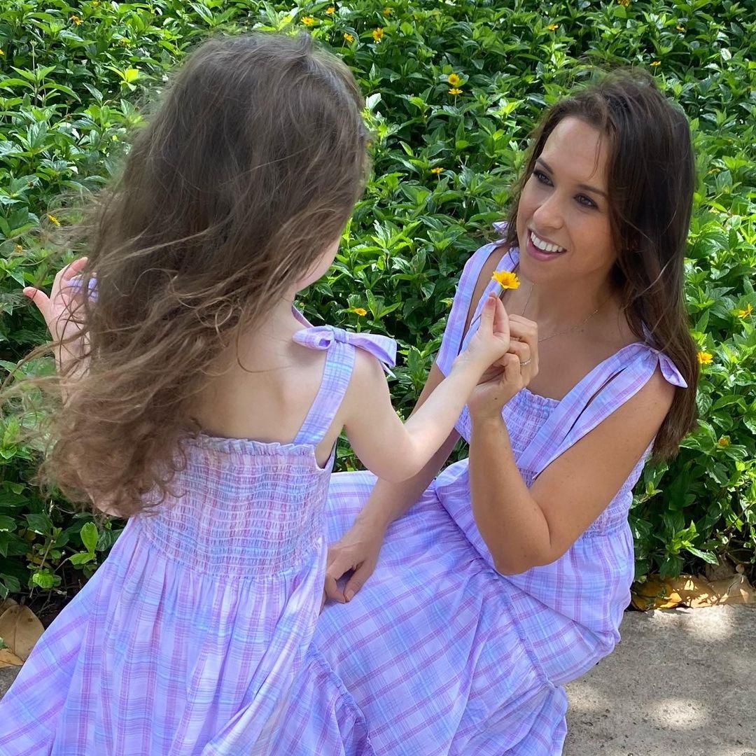 Hallmark star Lacey Chabert and her daughter, Julia