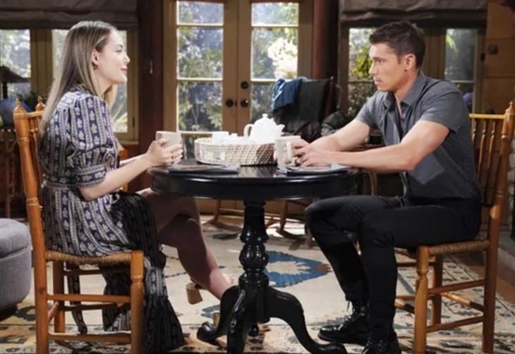 The Bold And The Beautiful: John Finnegan (Tanner Novlan) Steffy Forrester Finnegan (Tanner Novlan) 