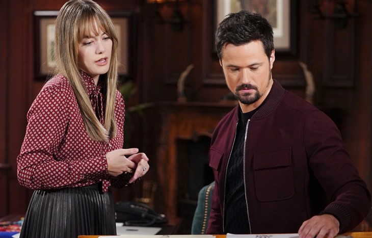 The Bold And The Beautiful: Thomas Forrester (Matthew Atkinson) Hope Logan Spencer (Annika Noelle)