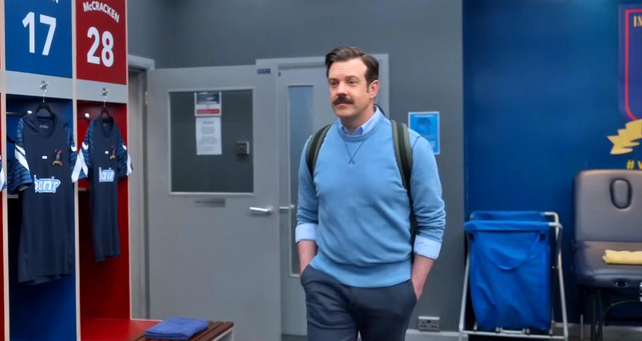 Jason Sudeikis as Ted Lasso compares team to Hallmark Christmas movies