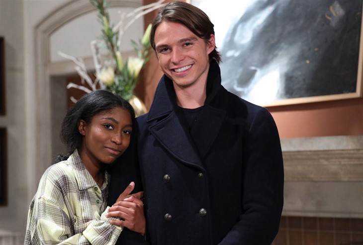 General Hospital: Trina Robinson (Tabyana Ali) Spencer Cassadine (Nicholas Chavez) 