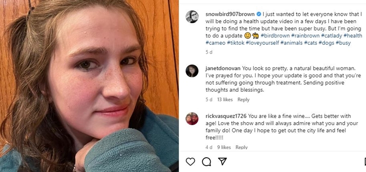 How Is Alaskan Bush People Star Bird Brown Doing With Her health