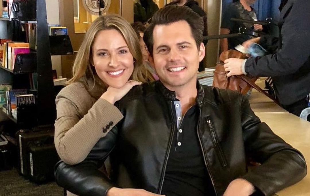 Hallmark stars Jill Wagner and Kristoffer Polaha in Mystery 101 movies