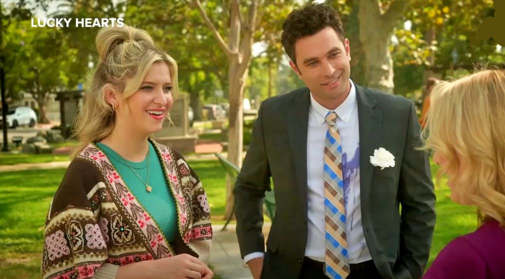 Margie Mays and Alex Trumble in Lucky Hearts on UPtv