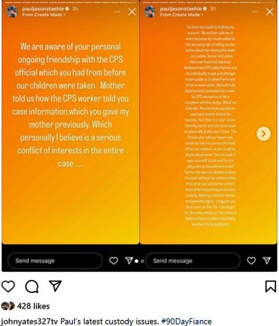 90 Day Fiancé Star Juliana Custodio Supports Karine's Custody Fight