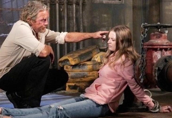 The Young And The Restless: Cameron Kirsten (Linden Ashby) Faith Newman (Reylynn)