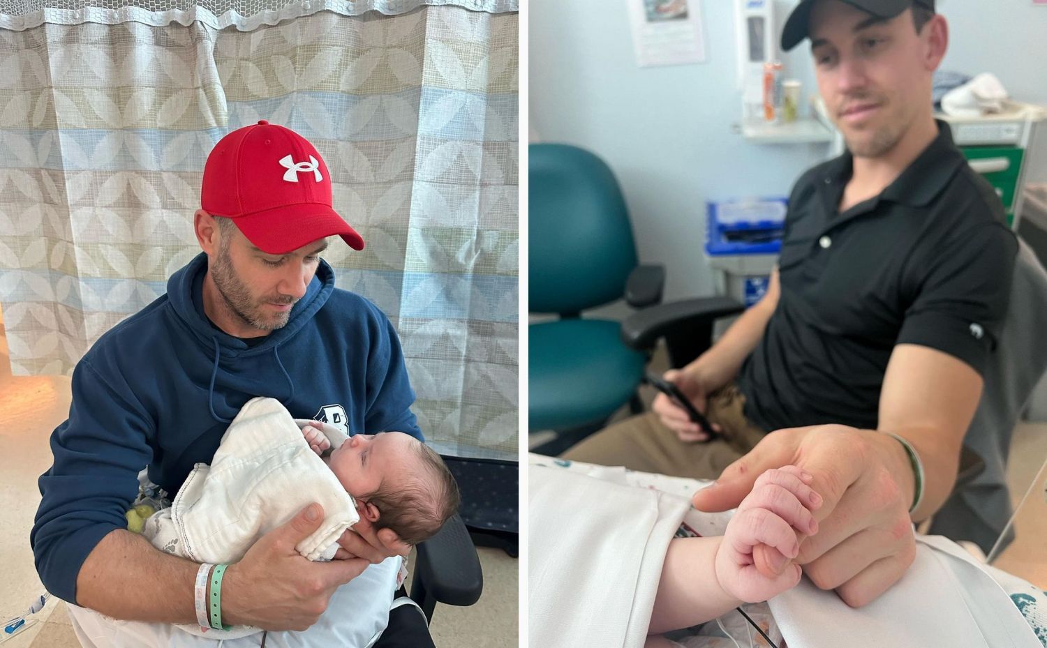 Hallmark star Luke Macfarlane celebrates the arrival of his and Hig Roberts' baby daughter