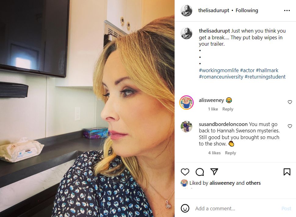 Former Hallmark star Lisa Durupt hints at a return to the network