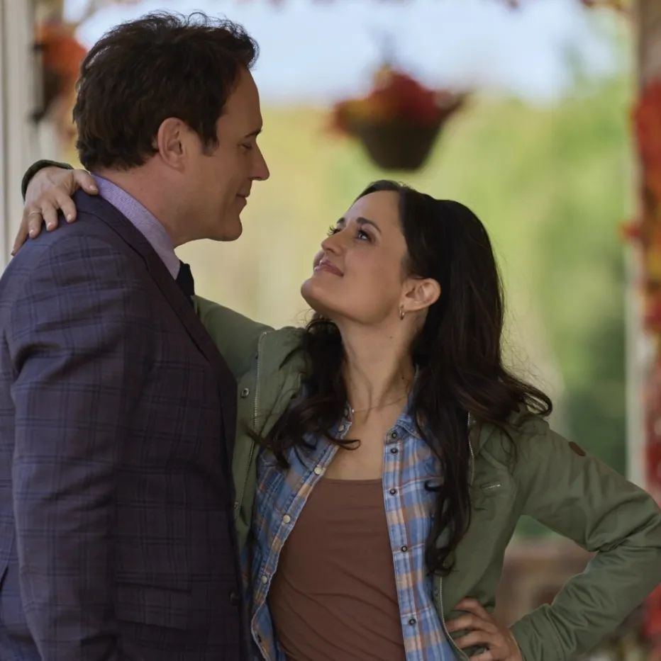 Gleb Savchenko and Danica McKellar in Swing for Romanca on Great American Family