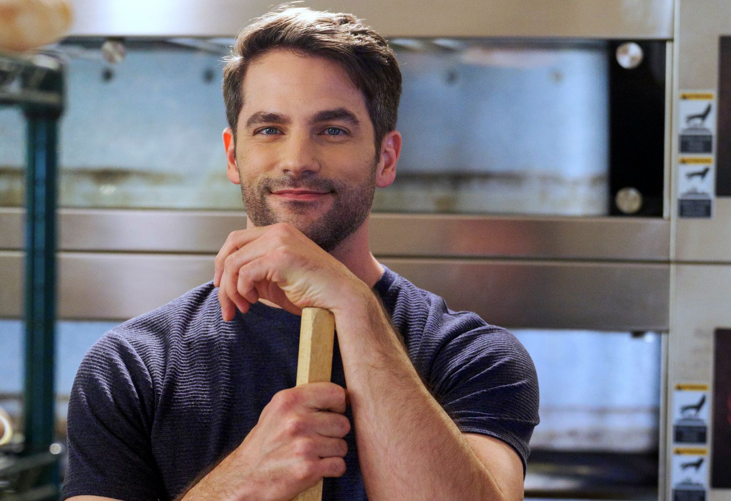 Brant Daugherty in Hallmark movie The Baker's Son