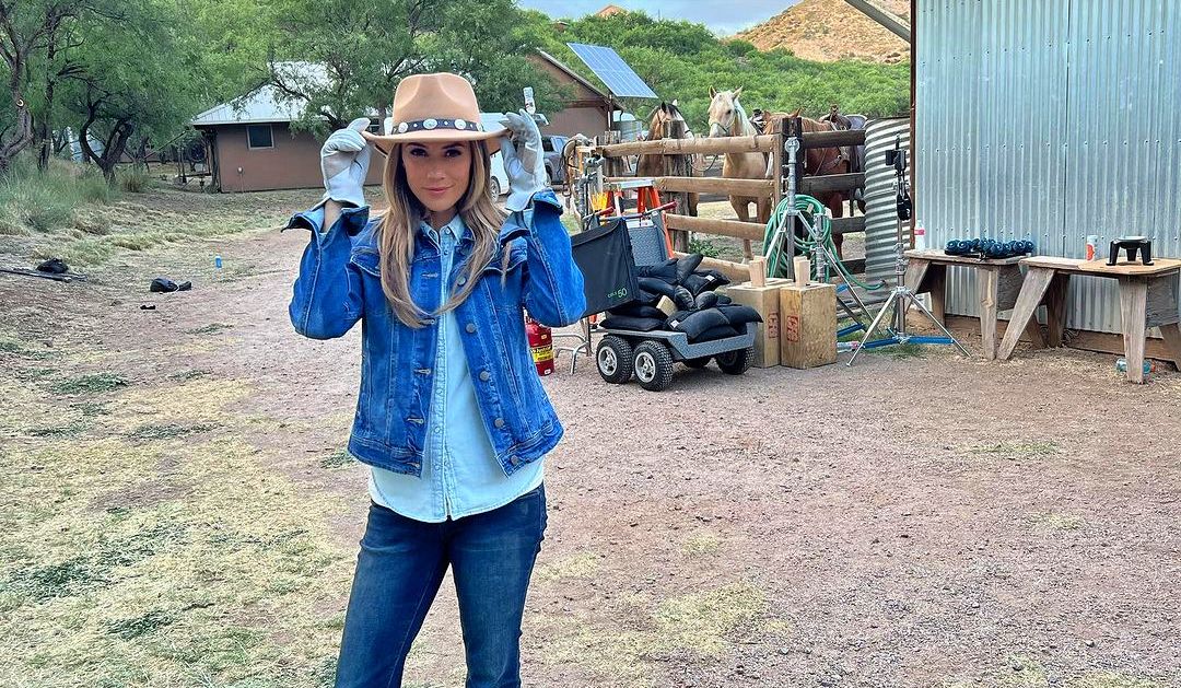 Jana Kramer in A Cowboy Christmas Romance on Lifetime