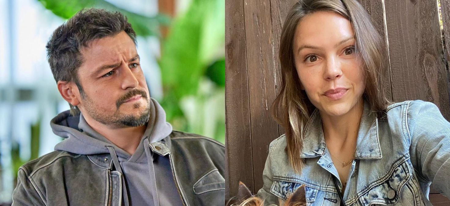 Hallmark stars Tyler Hynes and Aimeé Teegarden 