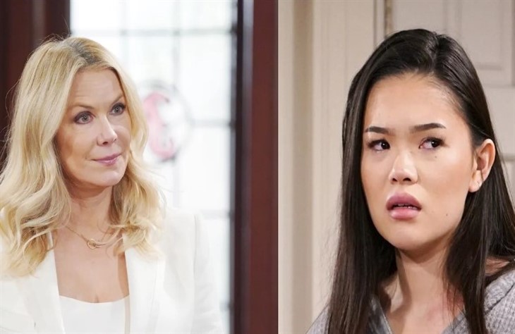 B&B Recap Friday, April 26: Brooke Supports Luna, Steffy Updates Ridge, Deacon And Finn’s Clue