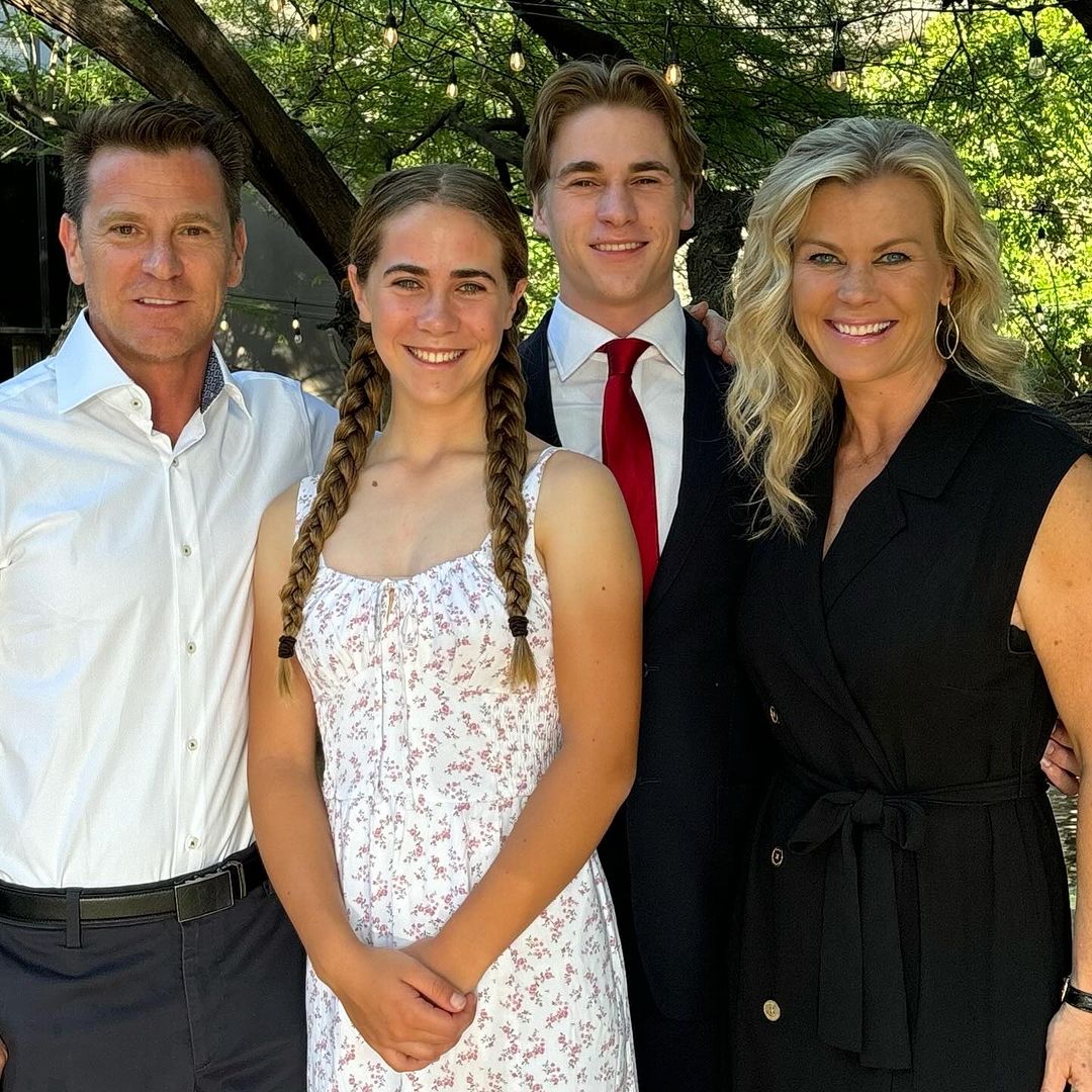 Alison Sweeney and her family