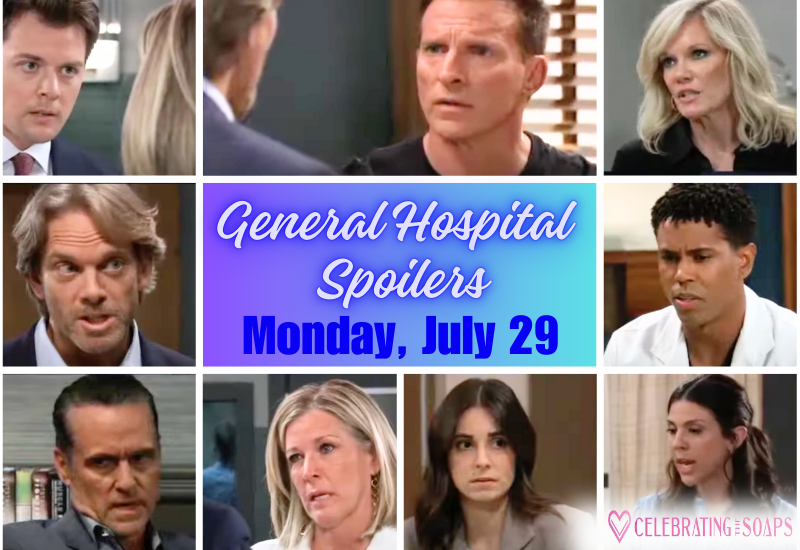 General Hospital Spoilers Monday, July 29: Sonny's Paranoia, Cates' Demand, Carly's Plea, Alexis Shocked
