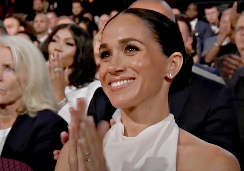 Defiant Meghan Markle Claps Proudly As Prince Harry Accepts ESPN’s Pat Tillman Award for Service