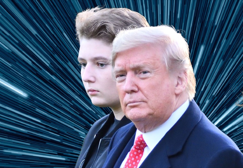 Barron Trump Has Total Admiration For His Father Donald Trump