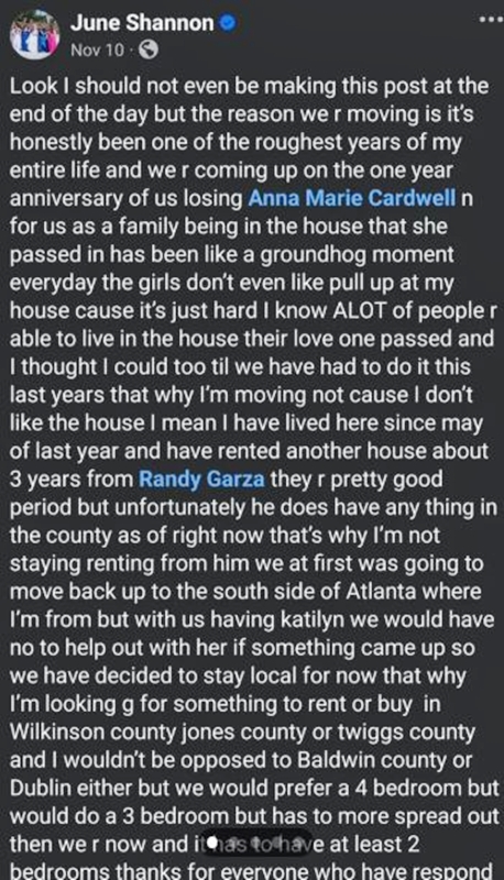 Mama June Shannon Explains Hearbreaking Reason For Moving House- FB via Reddit