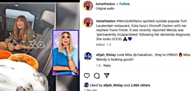 Wendy Williams Looked Happy At A Takeout Last week - toinethedon - Instagram