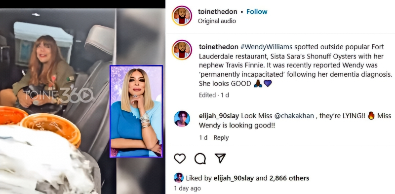 Wendy Williams Seen Smiling On Outing - toinethedon - Instagram