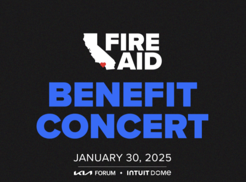 Full Lineup To LA Fire Concert Revealed